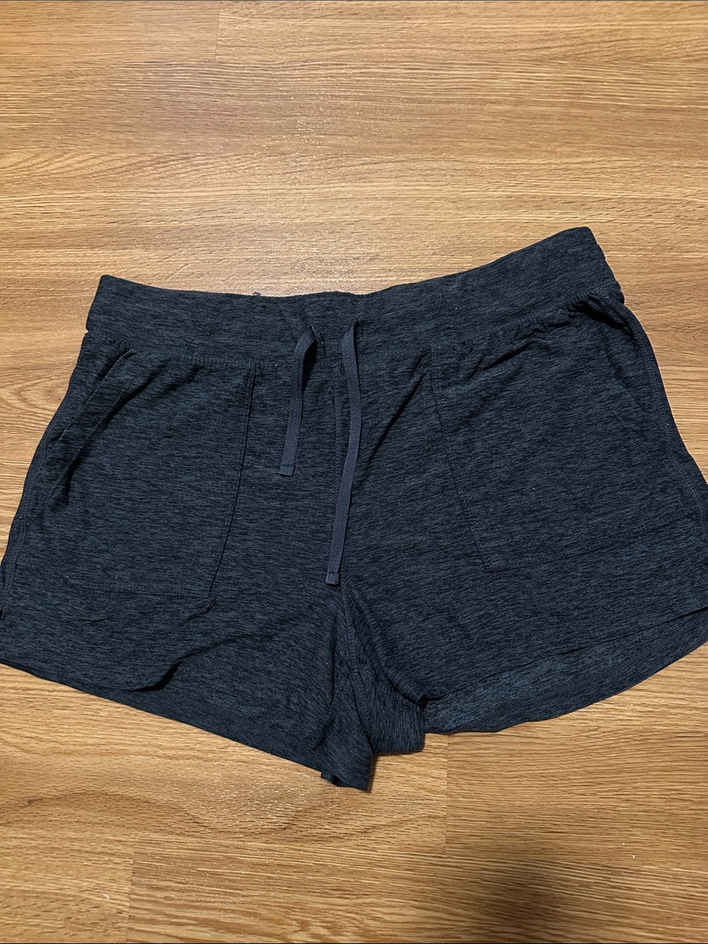 90 Degree By Reflex Dark Charcoal Drawstring Shorts